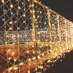 SERIE DE CASCADA DE LED 500 Led 9m瀑布系列圣诞灯圣诞装饰屋檐屋顶栏杆户外灯